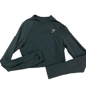 Gymshark Dark Green Long Sleeve Top